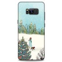 Samsung Galaxy S8 Kılıf Snowix (44) Tough Armor Kılıf Beyaz Açık Mavi