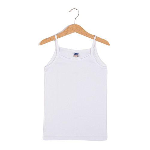 Kız Çocuk Çocuk Ribana Biyeli Pamuk İp Askılı 3 Lü Atlet Berrak-2520