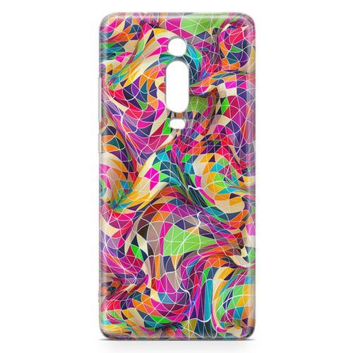 Xiaomi Redmi K20 Kılıf Renkli Prizmalar 3d Arka Kapak Koruma Desenli Full Koruyucu