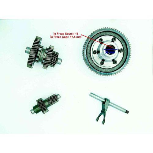 SEVGENT E-Bis 3 Teker Yük Şan Dişli Seti Vit. 71-30-16