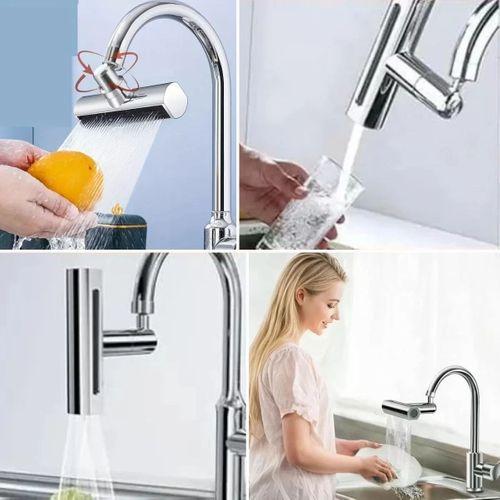 3 Farklı Modlu Çok Amaçlı Musluk Adaptörü Evrensel Musluk Başlığı Şelale Musluk