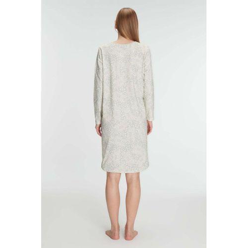 Pamuklu Uzun Kollu Gecelik