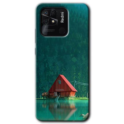 Xiaomi Redmi 10C Kılıf HD Desen Baskılı Arka Kapak - House In Woods