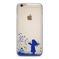 Apple iPhone 6 6s Kılıf Özgür Kız Arka Kapak Koruma Desenli Full Koruyucu