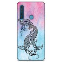 Lopard Samsung Galaxy A9 2018 Uyumlu Kılıf Tattoo's (31) TPU Kılıf Balık Dövmesi