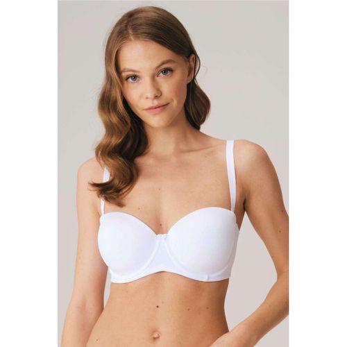 Balenli Desteksiz Dolgusuz Askısız Straplez Yumuşak Süngerli Günlük Klasik T-shirt Sütyeni