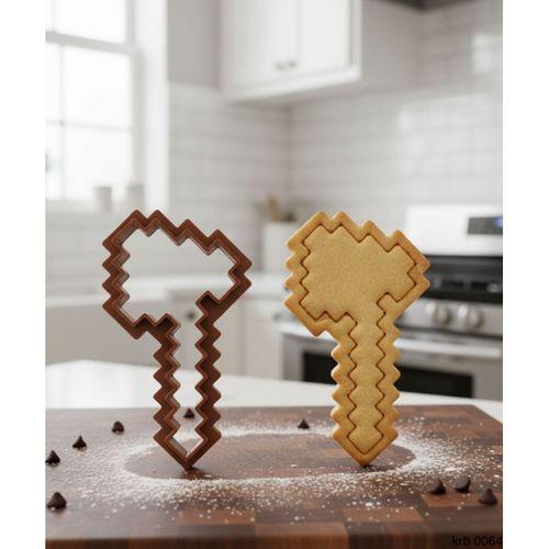 Anahtar Figürlü Kurabiye Kalıbı ve Hamur Kesici – Şeker Hamuru ve Oyun Hamuru İçin Tek Parça Kalıp