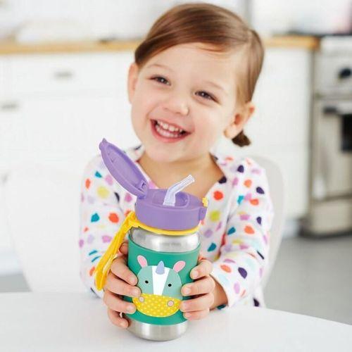 Skip Hop Skip Hop Zoo Pipetli Paslanmaz Çelik Suluk 350 ml Unicorn