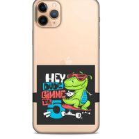 Zoologix (57) Apple Iphone 11 Pro Şeffaf Kılıf Silikon Desenli
