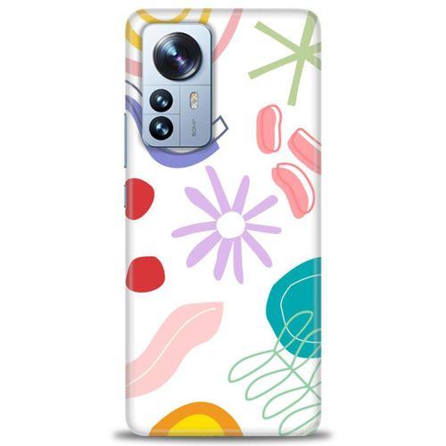 Xiaomi Poco X5 Pro Kılıf HD Baskılı Kılıf - Çiçek Yıldız + Tam Ekran Koruyucu