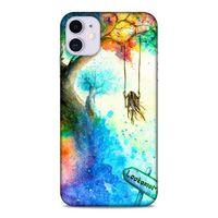 Lopard Apple Iphone 11 Uyumlu Kılıf Manipülasyon ☻ (47) Crystal Flex Kılıf Baskılı