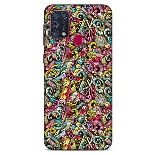 Graffitix (46) Desenli Silikon Kapak Samsung Galaxy M31 Kılıf