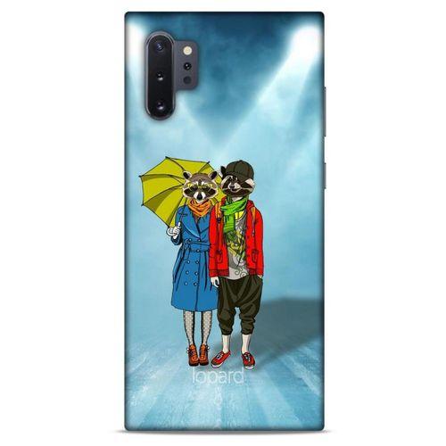 Samsung Galaxy Note 10 Plus Kılıf FunnyMaX (47) Crystal Flex Kılıf Cam Göbeği
