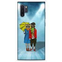 Samsung Galaxy Note 10 Plus Kılıf FunnyMaX (47) Crystal Flex Kılıf Cam Göbeği