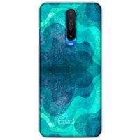 Xiaomi Redmi K30 Kılıf Pastel Renkler (6) Silikon Kılıf Mavi Yeşil