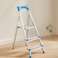 2+1 Basamaklı Metal Merdiven 60 cm - 120 kg
