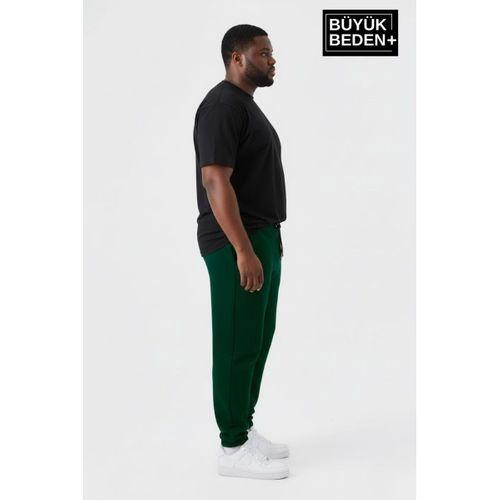 Erkek Büyük Beden Paça Lastikli İki İplik Rahat Kalıp ince Eşofman Altı SPR26BEA951