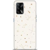 Oppo A74 Kılıf HD Baskılı Kılıf - Yıldız Haritası + Tam Ekran Koruyucu