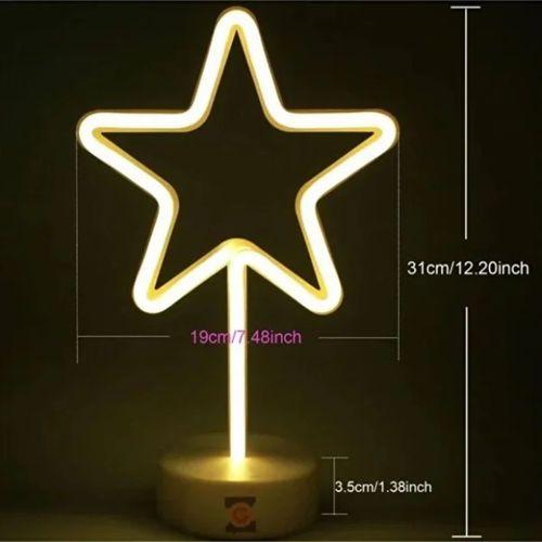 Yıldız Neon Led Lamba
