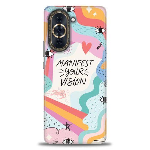 Huawei Nova 10 Pro Kılıf HD Baskılı Kılıf - Manifest Your Vision + Tam Ekran Koruyucu