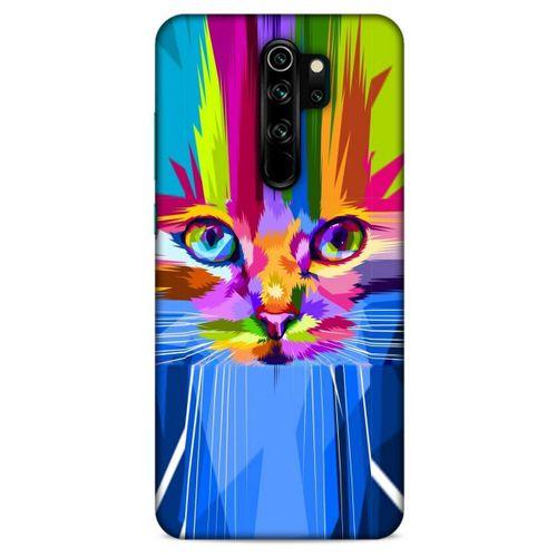 Lopard Xiaomi Redmi Note 8 Pro Uyumlu Kılıf Kediler (17) Tasarım Kılıf Rainbow