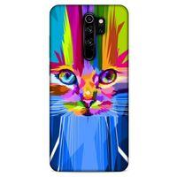 Lopard Xiaomi Redmi Note 8 Pro Uyumlu Kılıf Kediler (17) Tasarım Kılıf Rainbow
