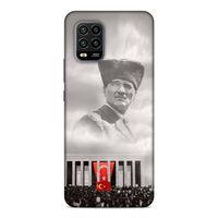 Xiaomi Mi 10 Lite Kılıf Anitkabir De Ata Arka Kapak Silikon Koruma Full Koruyucu