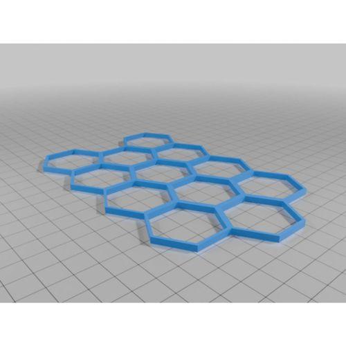 Doctor H Standart BT Ölçek Altıgen Arazi Sistemi Derinlik 0 3D Baskı (Bu ürün Sadece Plastik parçadır - Almadan Önce Soru Sorabilirsiniz)