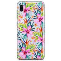 Samsung Galaxy A40 Kılıf Frangipani Arka Kapak Koruma Desenli Full Koruyucu