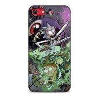 Apple iPhone SE 2020 Uyumlu Kılıf Rick And Morty (25) Antişok Kapak Tricia Lange