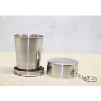 Katlanabilir Tekli Paslanmaz Çelik Shot Bardak Alk3935