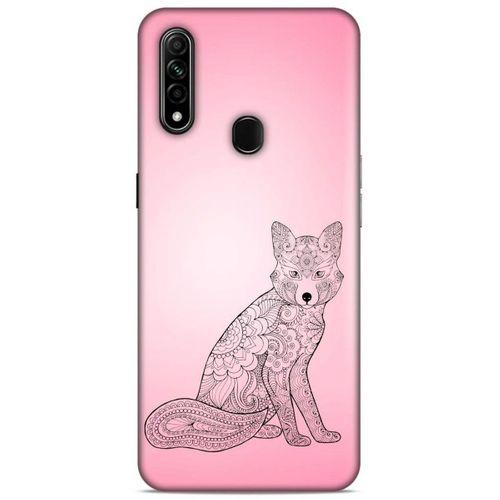 Lopard Oppo A31 Uyumlu Kılıf Tattoo's (42) Rugged Armor Kılıf Pembe Dövme