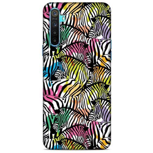 Animax Colorful Zebra Oppo Realme 6i Kılıf Desenli Silikon