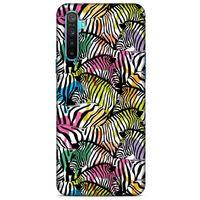 Animax Colorful Zebra Oppo Realme 6i Kılıf Desenli Silikon