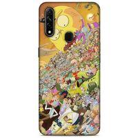 Oppo A31 Uyumlu Kılıf Rick And Morty (37) Silicone Cover Slick Morty