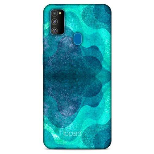 Samsung Galaxy M30s Kılıf Pastel Renkler (6) Silikon Kılıf Mavi Yeşil