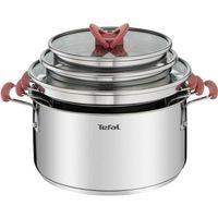 Tefal G720S6 Optispace Çelik Tencere Seti 6 Parça - 2100115981