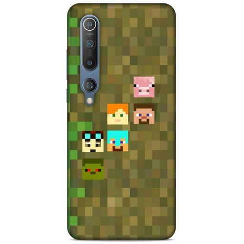 Lopard Xiaomi Mi 10 Uyumlu Kılıf PiXel (14) Lansman Kılıf Minecraft Karakterleri
