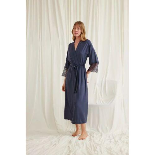 Dantelli Ve Kuşaklı Sabahlık