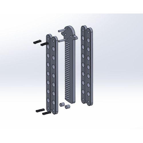 Balisong Cark İşlevsel Bıçak - 5150098