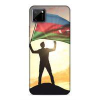 Realme C11 Uyumlu Kılıf Azarbaijan (3) Kapak Azerbaycan Bayrak