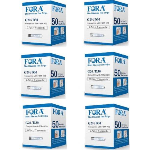 Fora Kan Şekeri Ölçümstribi 6x Kutu (300 Ölçüm)