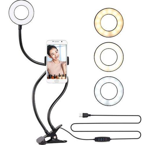 LED Halka Işık, Tripodlu Selfie Lambası, Esnek Kollu
