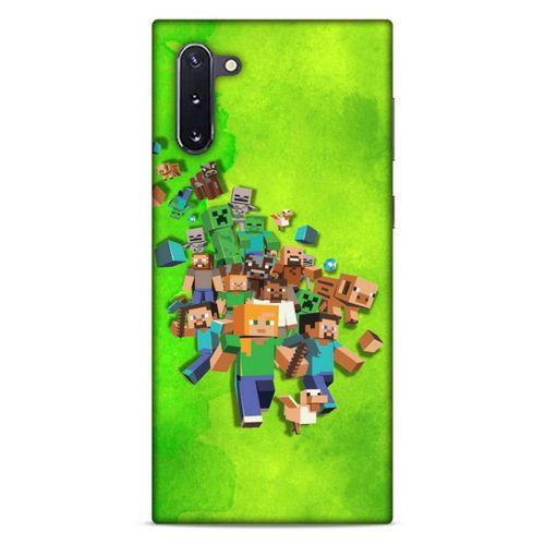Lopard Samsung Galaxy Note 10 Uyumlu Kılıf PiXel (28) Arka Kapak Steve Karakter