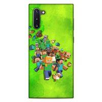 Lopard Samsung Galaxy Note 10 Uyumlu Kılıf PiXel (28) Arka Kapak Steve Karakter