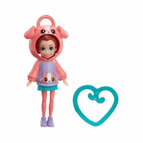 Çocuk HKV98 Polly Pocket Kapüşonlu Bebekler