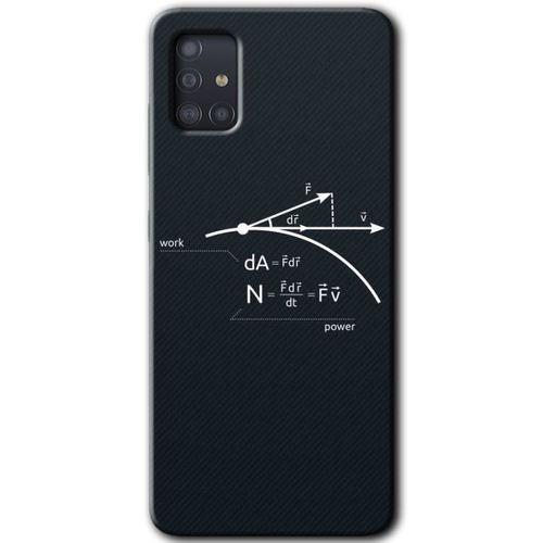 Samsung Galaxy A51 Kılıf HD Desen Baskılı Arka Kapak + Temperli Cam - Work Formül
