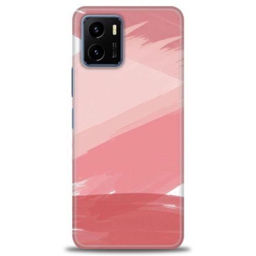 Vivo Y33S Kılıf HD Baskılı Kılıf - Pembe Palet + Tam Ekran Koruyucu