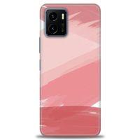 Vivo Y33S Kılıf HD Baskılı Kılıf - Pembe Palet + Tam Ekran Koruyucu