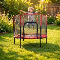 Fileli 140 Cm Büyük Boy Trambolin